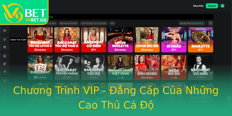Chương Trình VIP - Đẳng Cấp Của Những Cao Thủ Cá Độ Chương Trình VIP - Đẳng Cấp Của Những Cao Thủ Cá Độ