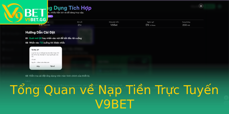 Tổng Quan về Nạp Tiền Trực Tuyến V9BET Tổng Quan về Nạp Tiền Trực Tuyến V9BET