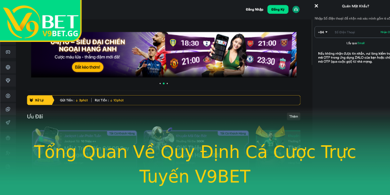 Tổng Quan Về Quy Định Cá Cược Trực Tuyến V9BET Tổng Quan Về Quy Định Cá Cược Trực Tuyến V9BET