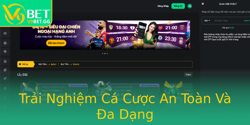 Trải Nghiệm Cá Cược An Toàn Và Đa Dạng Trải Nghiệm Cá Cược An Toàn Và Đa Dạng