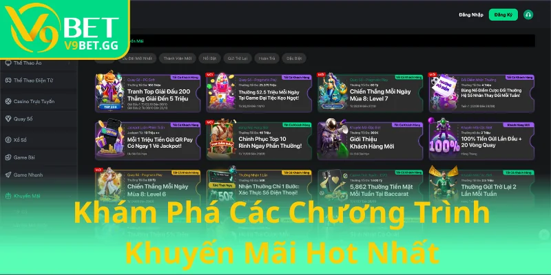 V9bet GG ❤️ V9 BET ❤️ Link Nhà Cái V9Bet Thể Thao Tặng 99k 10 Kham Pha Cac Chuong Trinh Khuyen Mai Hot Nhat